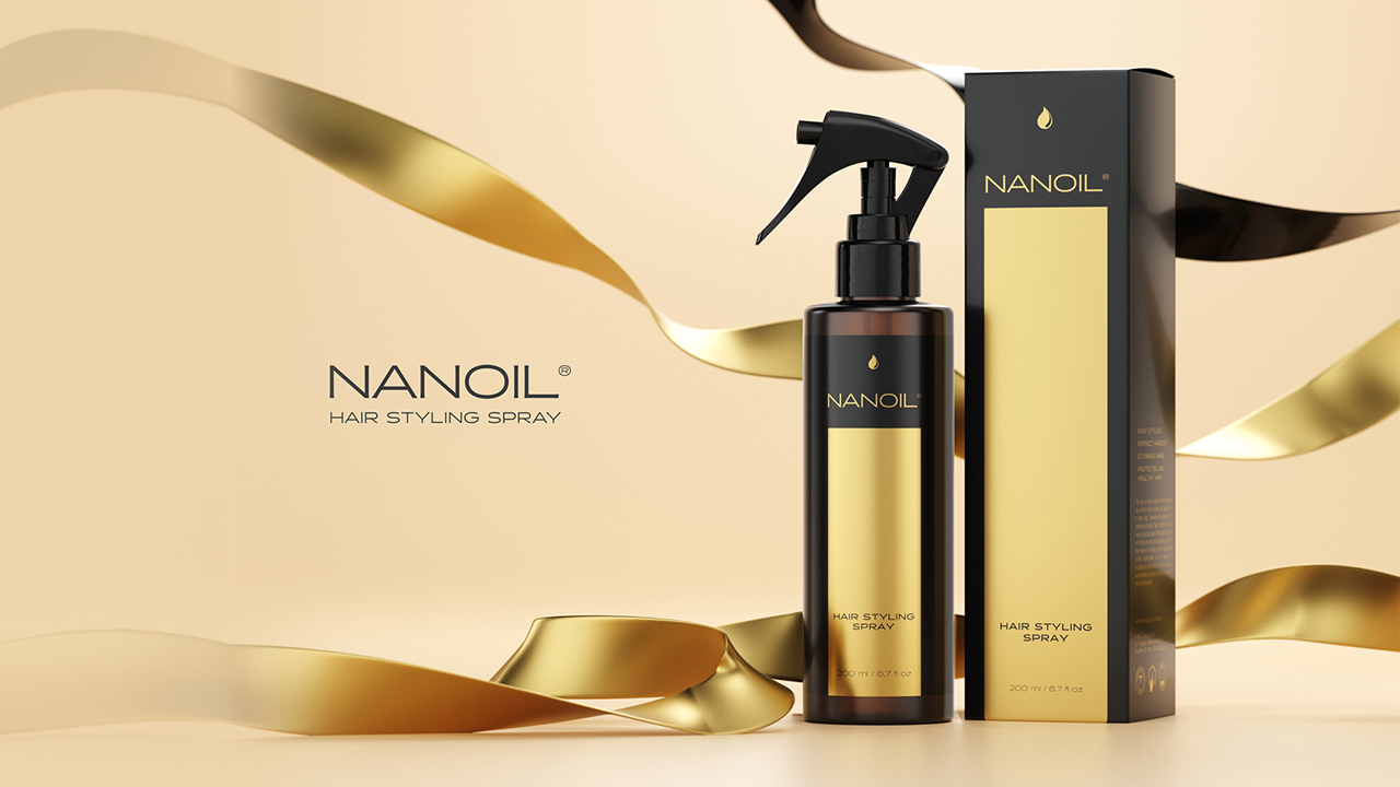 Nanoil spray a professzionális otthoni hajformázásért