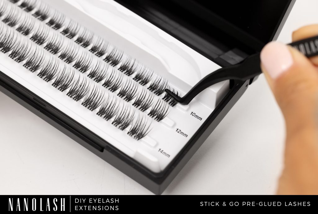 Útmutató: Hogyan kell otthon alkalmazni a Nanolash Pre-Glued Lashest